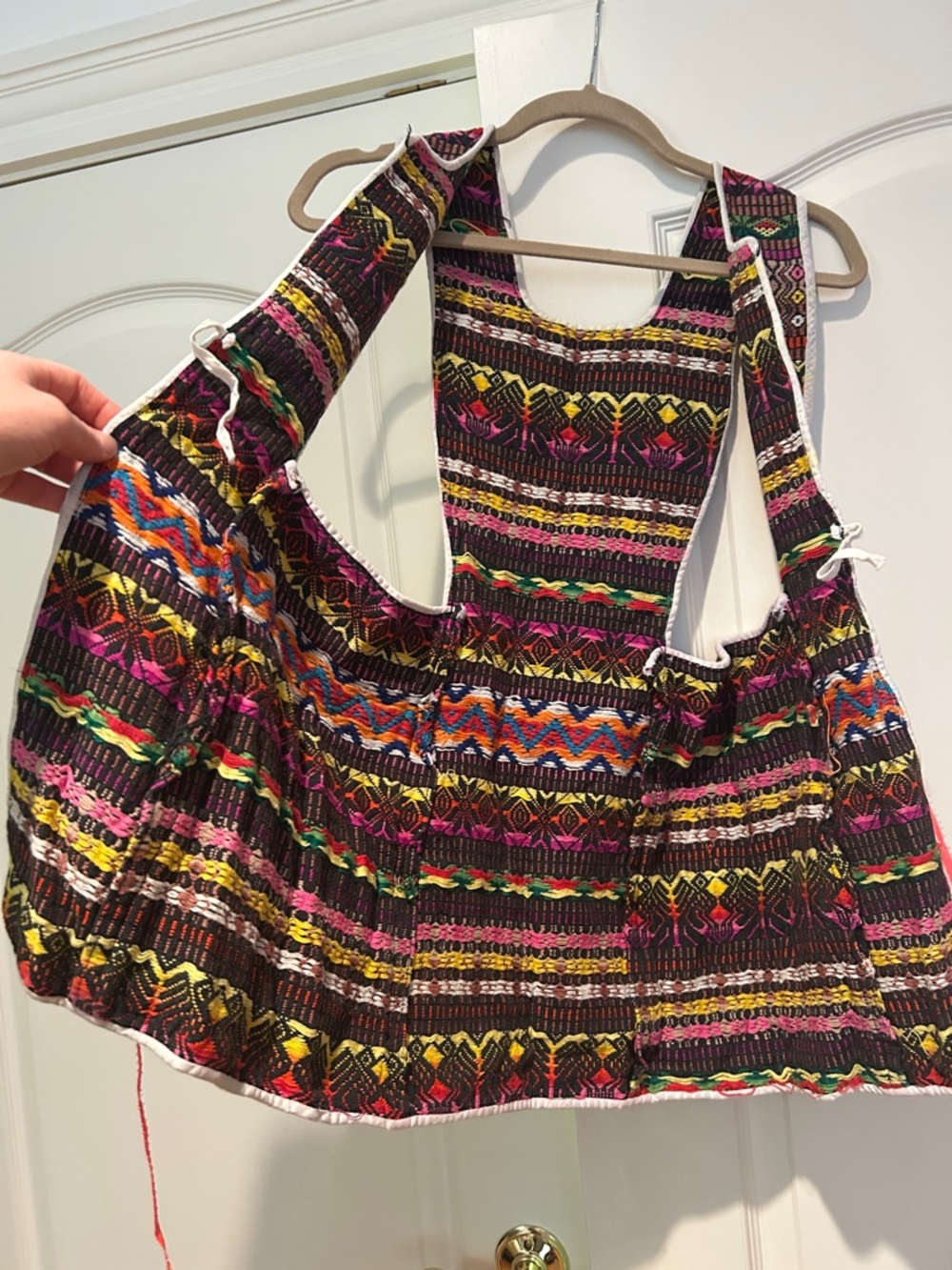 Colorful Aztec Patterned Sleeveless Tunic - Picture 4 of 4